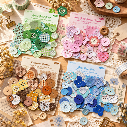 Button Collector Relief Stickers