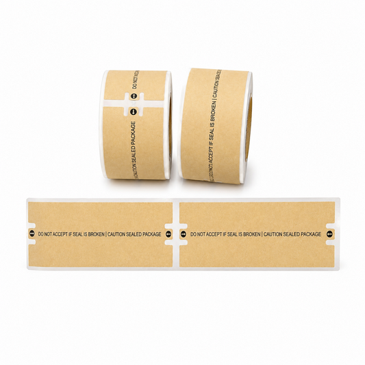 Kraft Packing Sticker Roll
