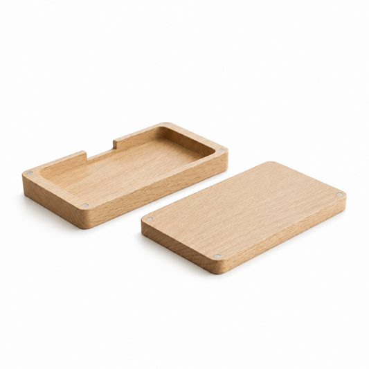 Natural Wood Business Card Case