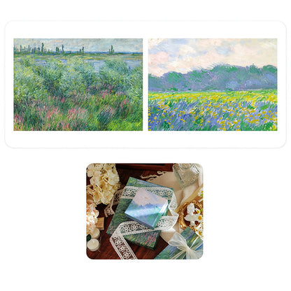 Monet Flower Field Wrapping Paper