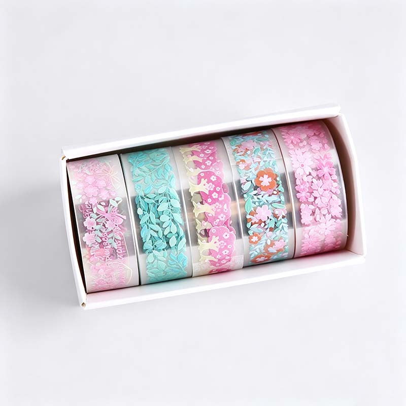 Flower Whisper PET Deco Tape Set