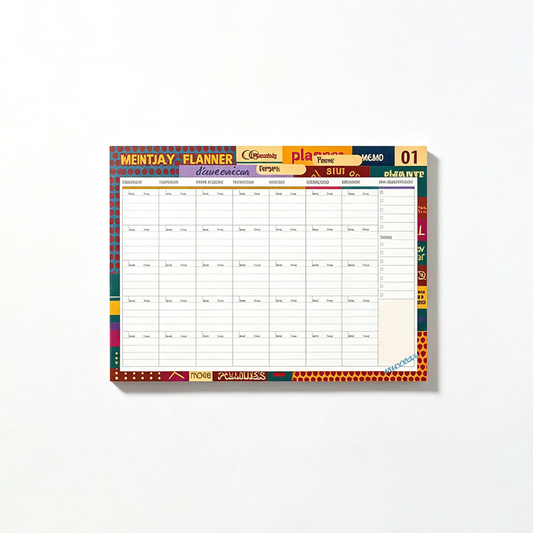 Weekly Monthly Paper Planner Sheet Set