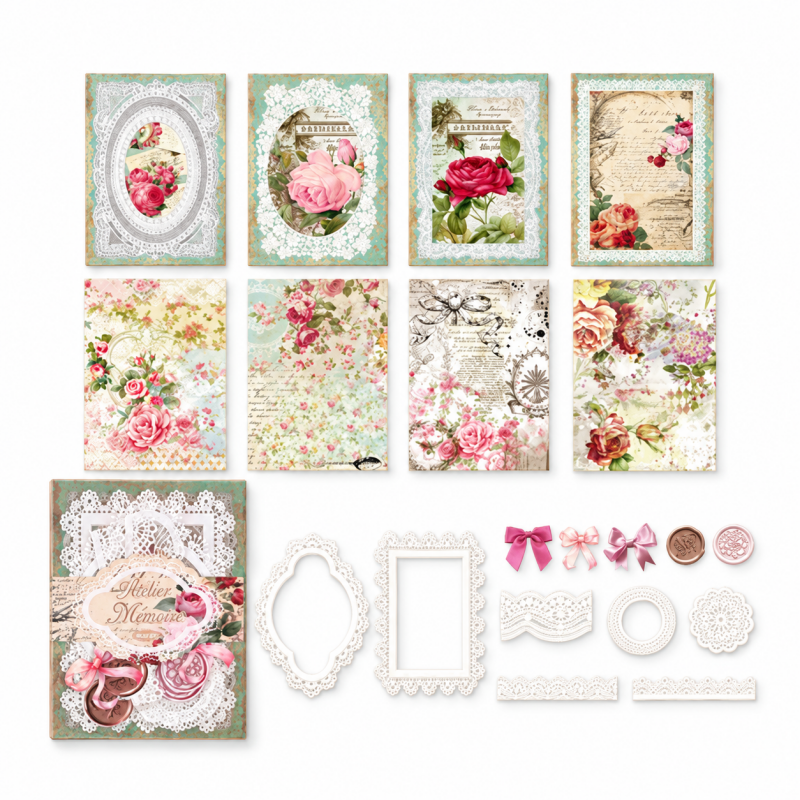 Old Feelings Retro Lace Material Pack