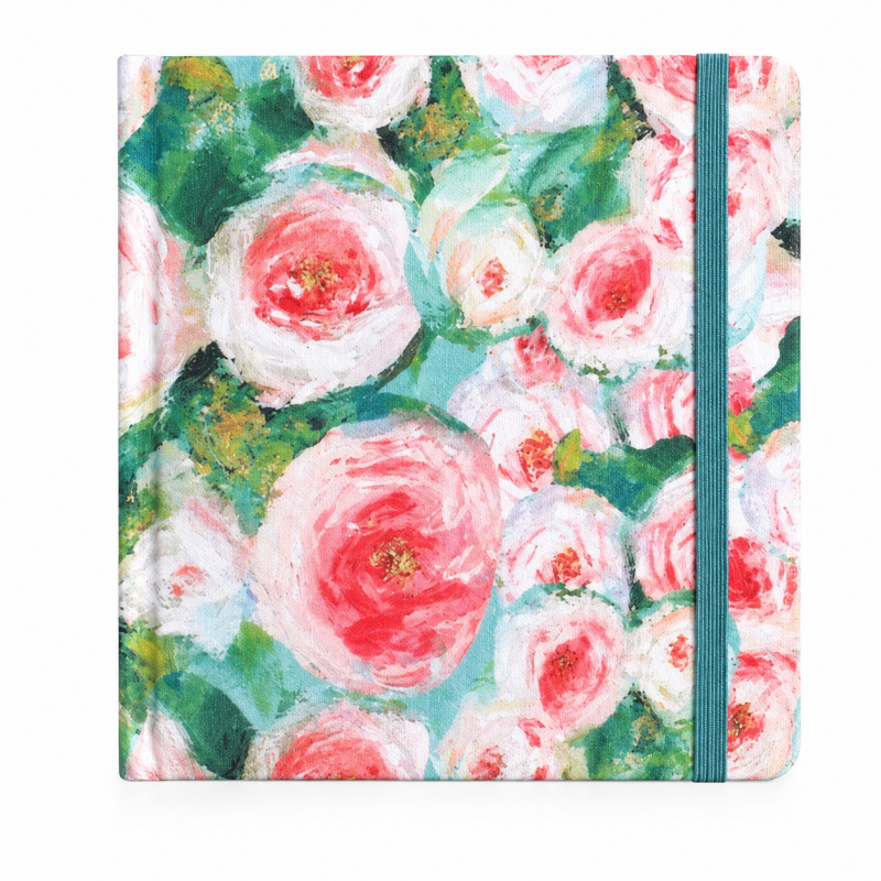 Square Floral Sketchbook