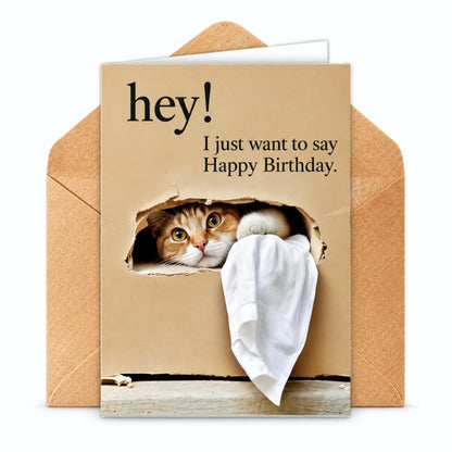 Cute Pet Birthday Cards Set with Envelopes