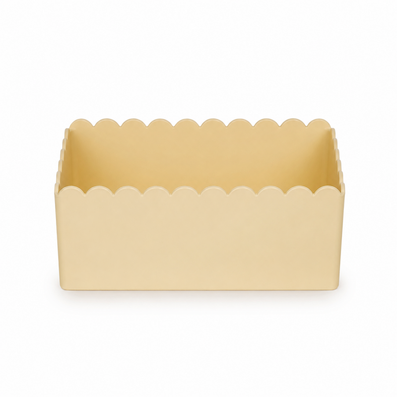 Scalloped Open Storage Tray