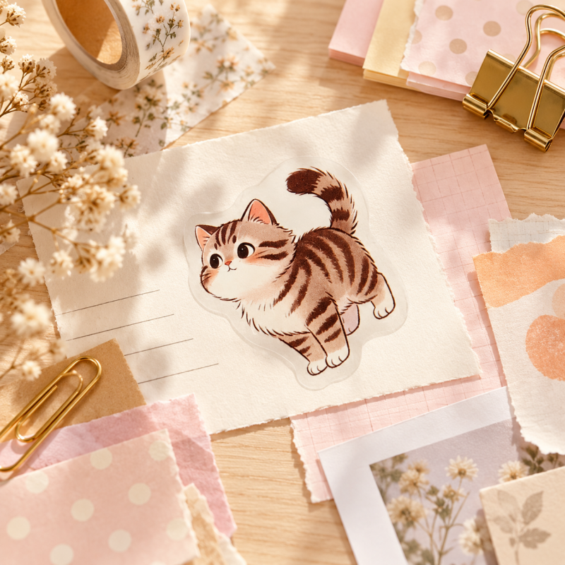 Healing Kitten PET Stickers