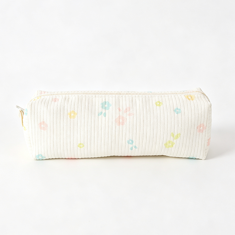 Floral Bunny Fabric Pencil Case