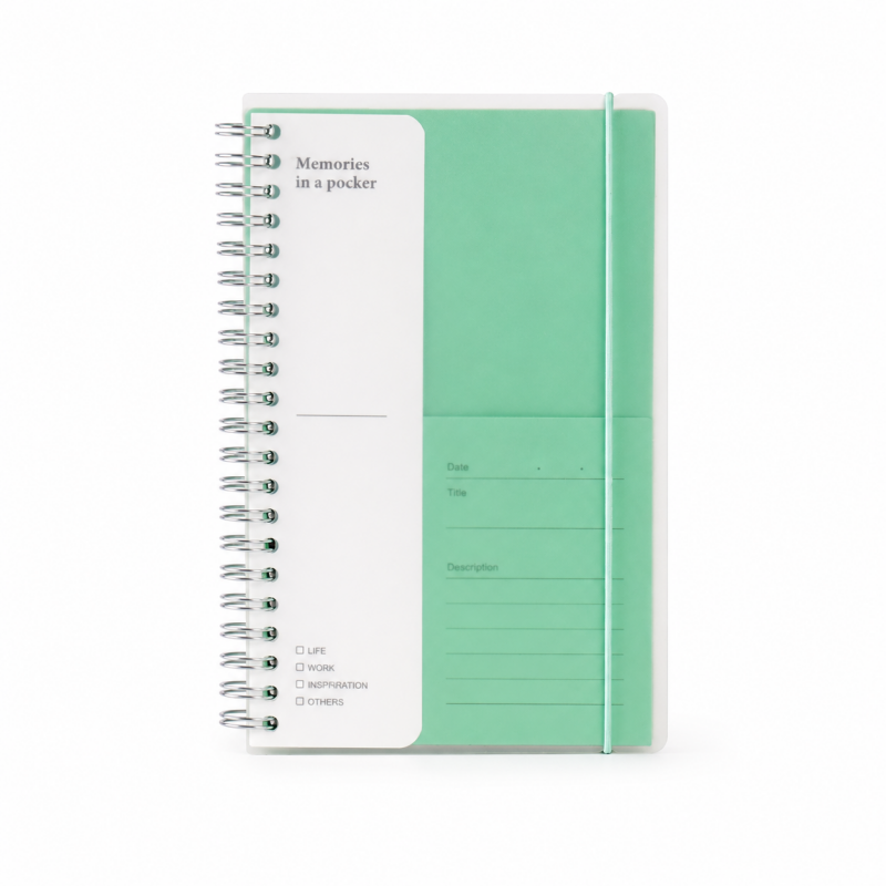 Spiral-Bound Pocket Document Folder