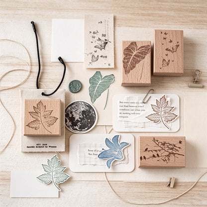 Whisper of Nature Wooden Rubber Stamp