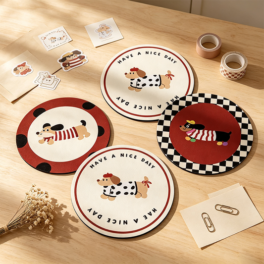 10 Cafe Animal Diatomite Coaster