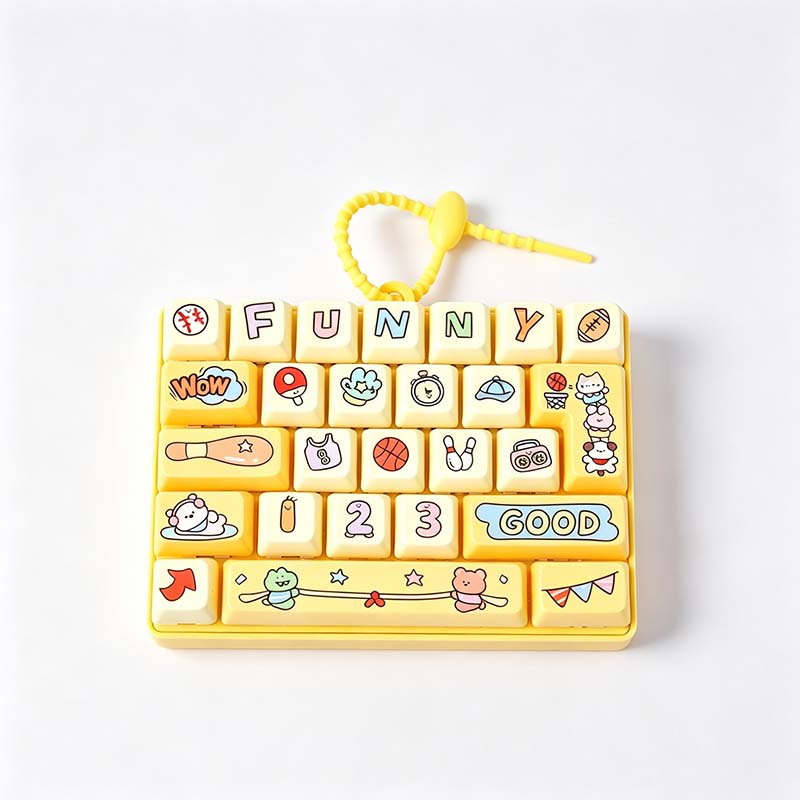 Animal Diary 26 Key Fidget Keychain