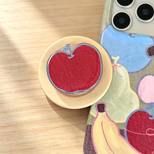 Red Apple Magnetic Phone Grip