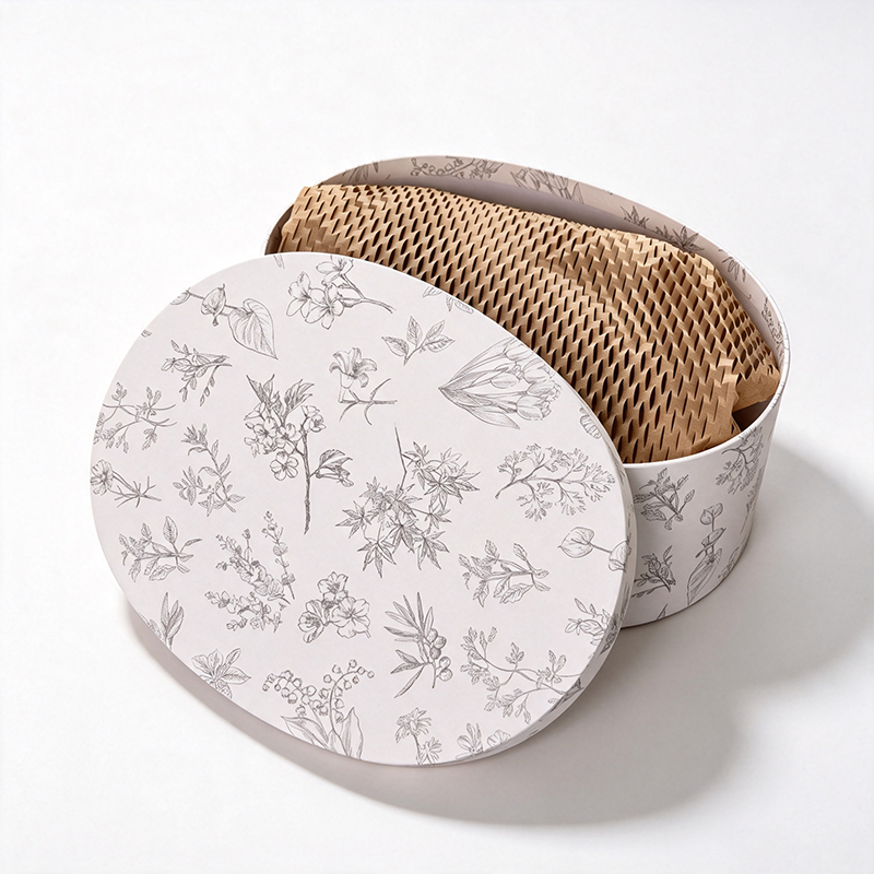 Round Floral Gift Box Set
