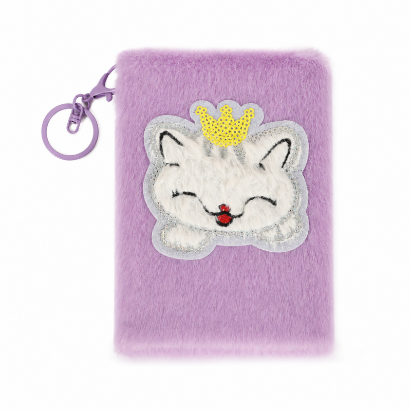 10 Cupcake Plush Keychain Notebook
