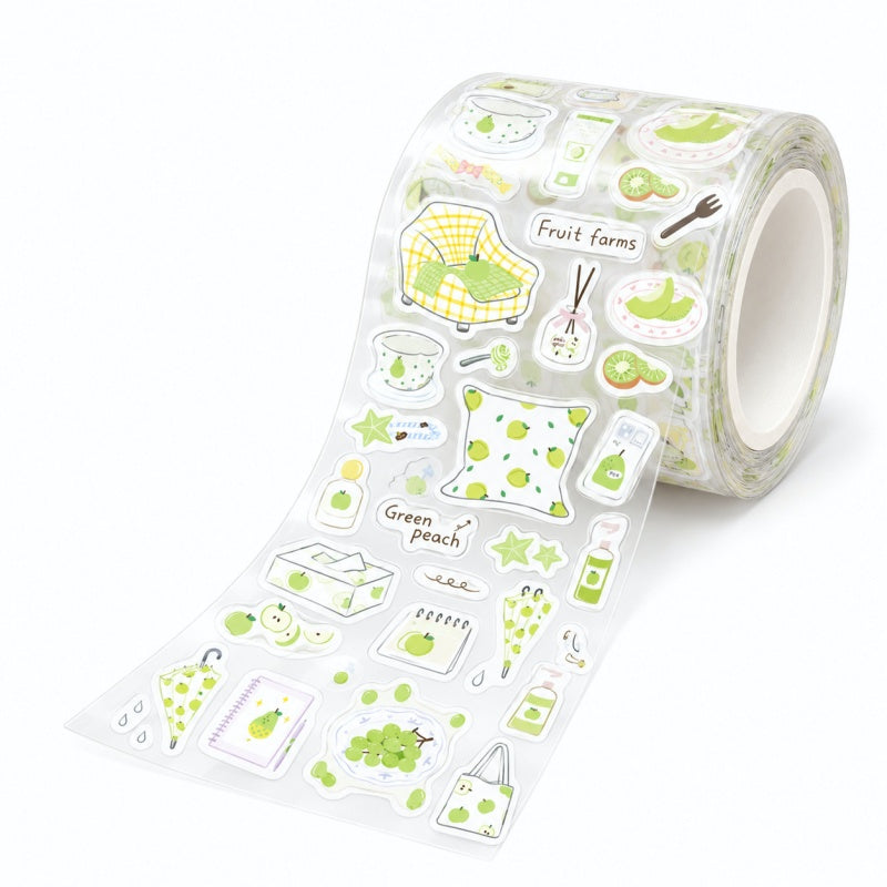 Fresh Fruit Die-Cut PET Sticker Tape