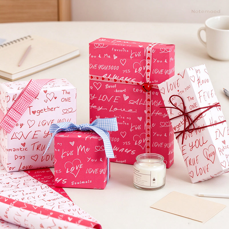 Love Lettering Wrapping Paper