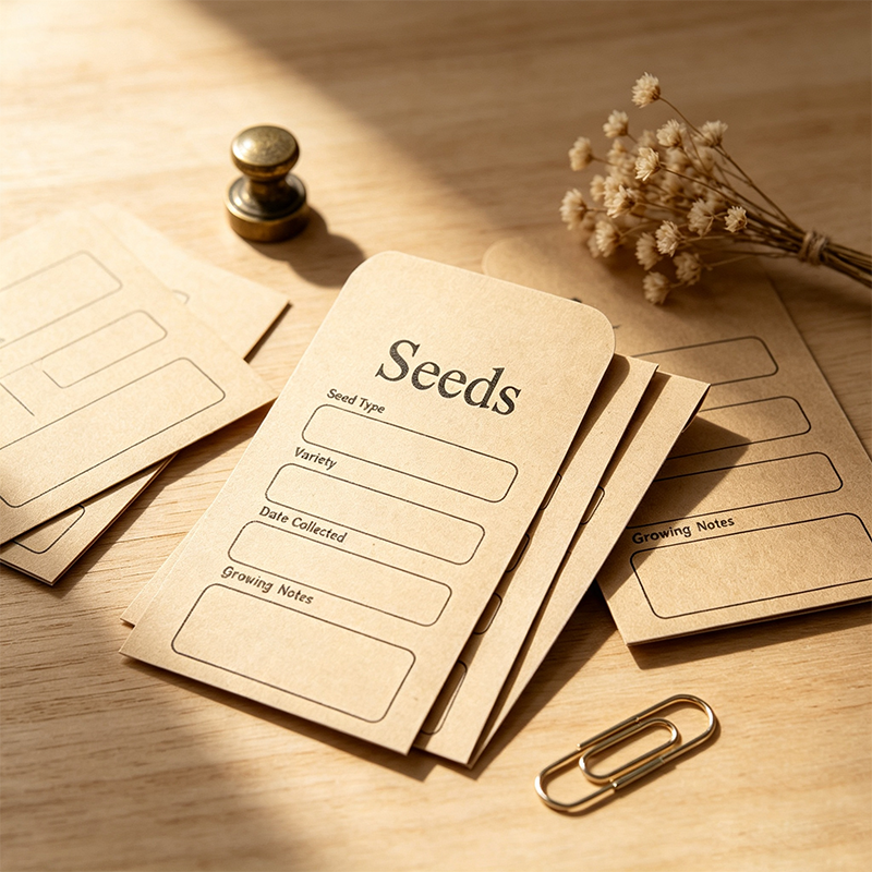 100 Kraft Seed Packet Envelopes