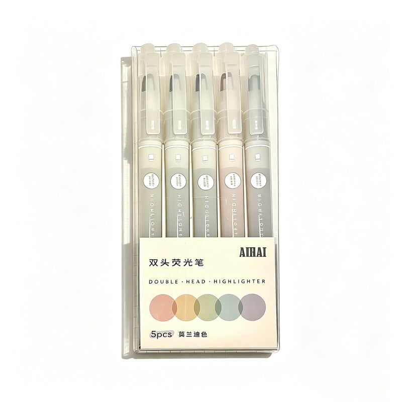 Morandi Window Tip Highlighter Set