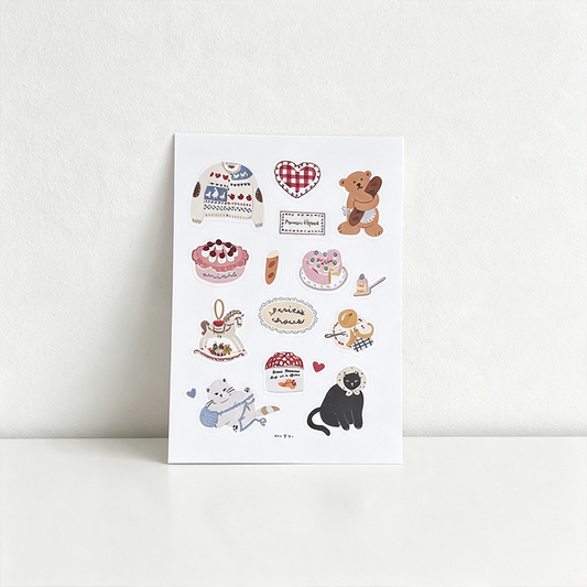 Sweet Bakery Stickers Sticker Sheet