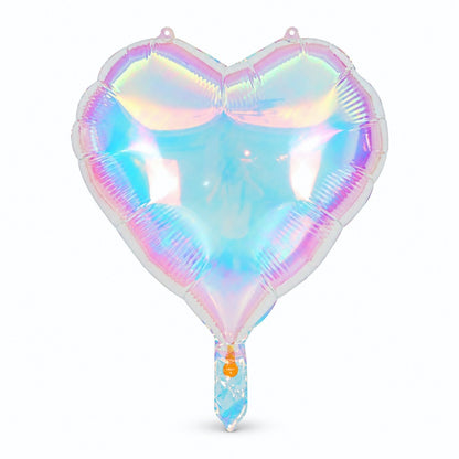 Iridescent Birthday Party Foil Balloons - 25 pieces per Pack