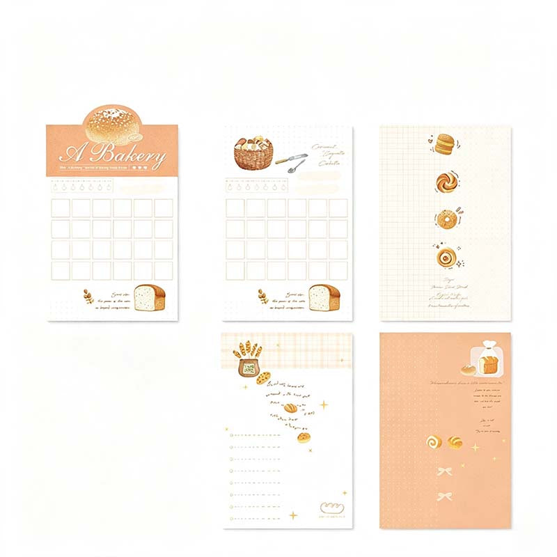 Cat Coffee Bakery Memo Pad