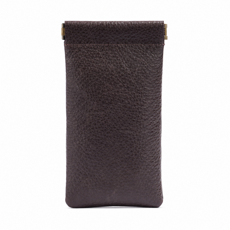 Soft Leather Drawstring Pouch