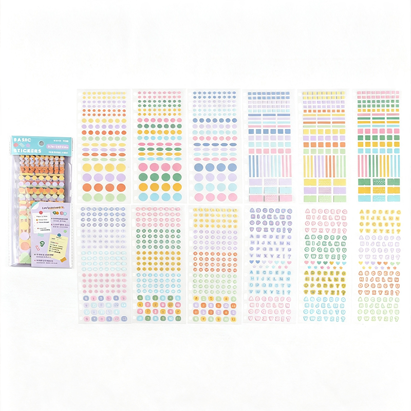 Mood Palette Functional Sticker Set Sticker Sheet