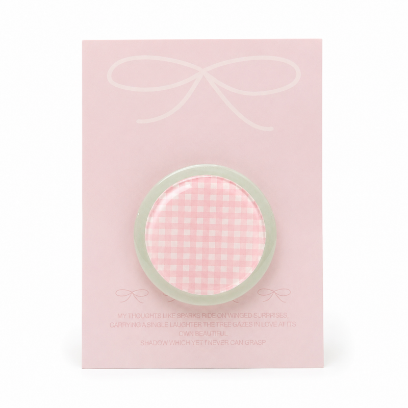 Gingham Magnetic Phone Grip