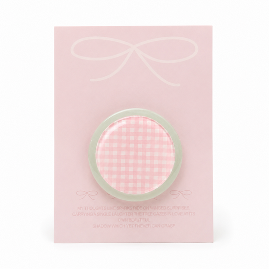 Gingham Magnetic Phone Grip