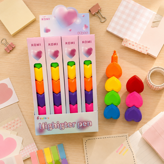 Heart Stack Highlighter Set