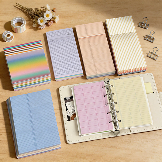 Rainbow Grid Loose Leaf Memo Pad
