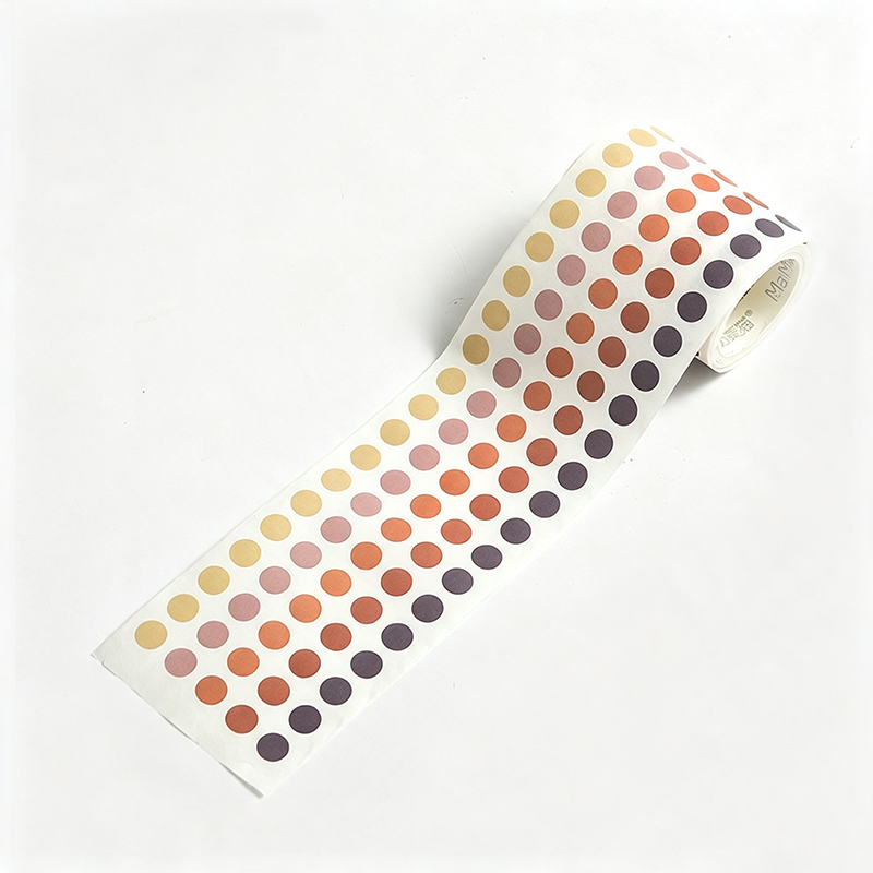 Morandi Dot Index Sticker Roll