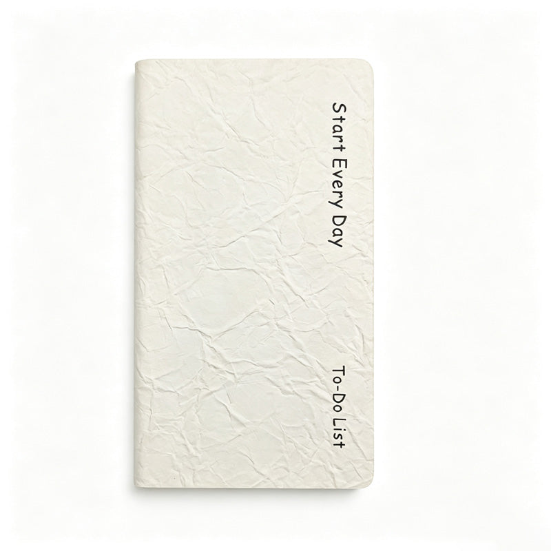 Wrinkled PU Daily Planner Notebook