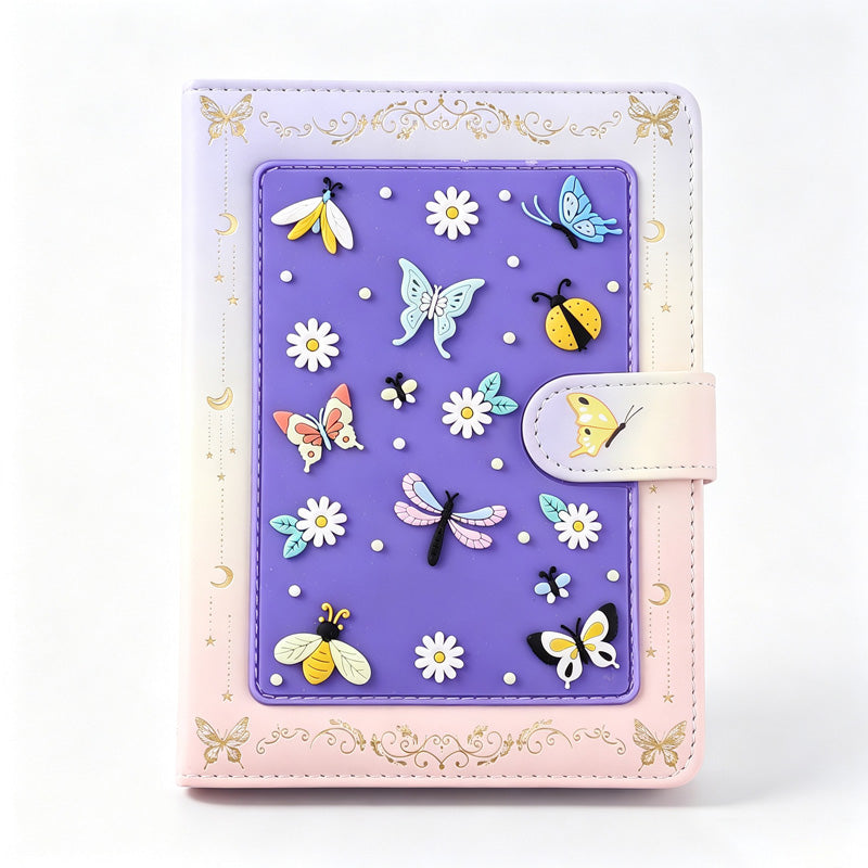 Butterfly Garden Magnetic Mini Journal