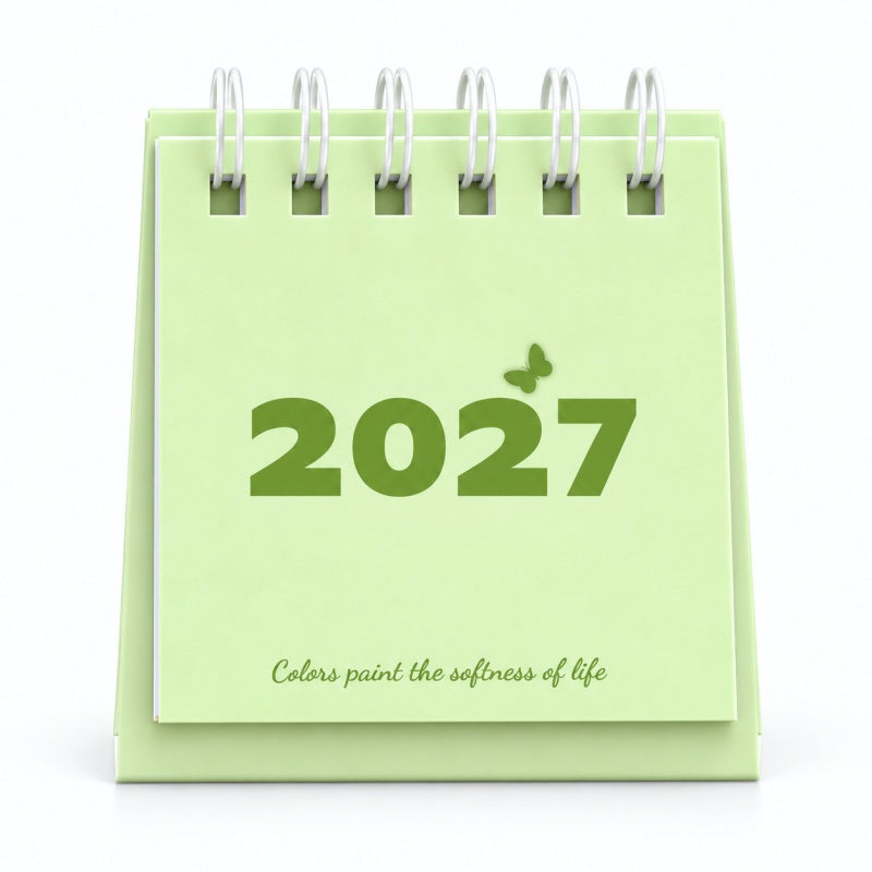 Minimalist Stand-Up Desk Calendar