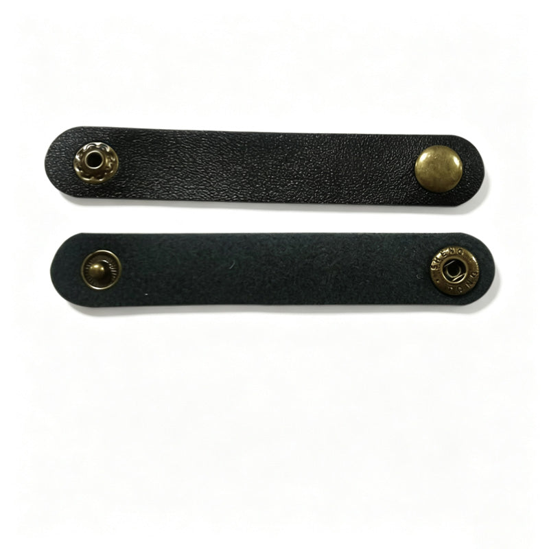 100 Snap Button Leather Cable Tie