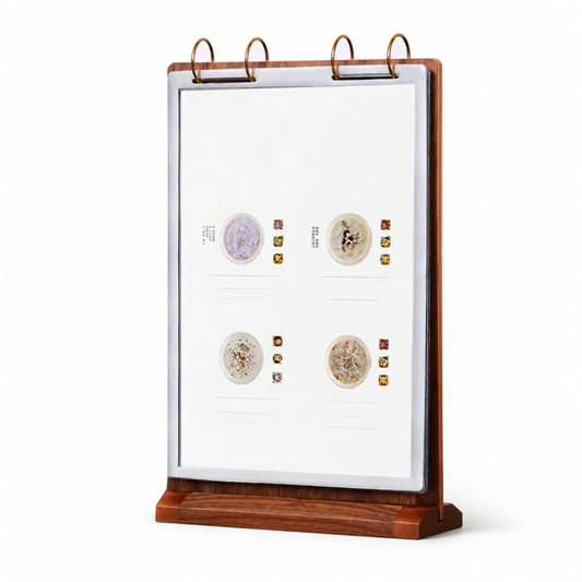 Double Sided Wooden Menu Sign