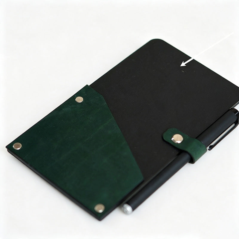 Leather Corner Document Binder Clip