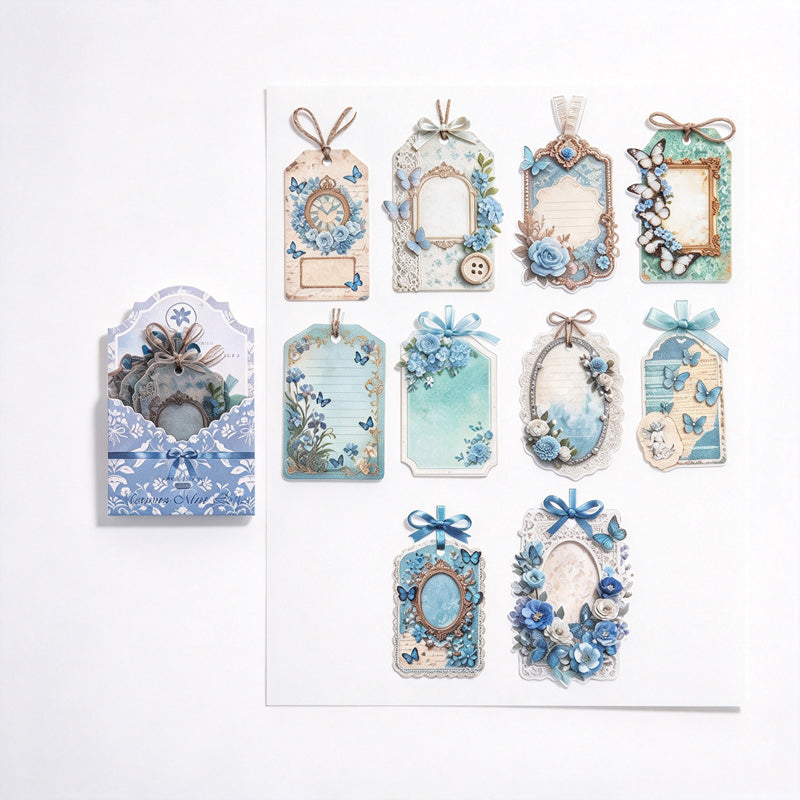 Translucent Glassine Tag Stickers for Layered Journal Collage