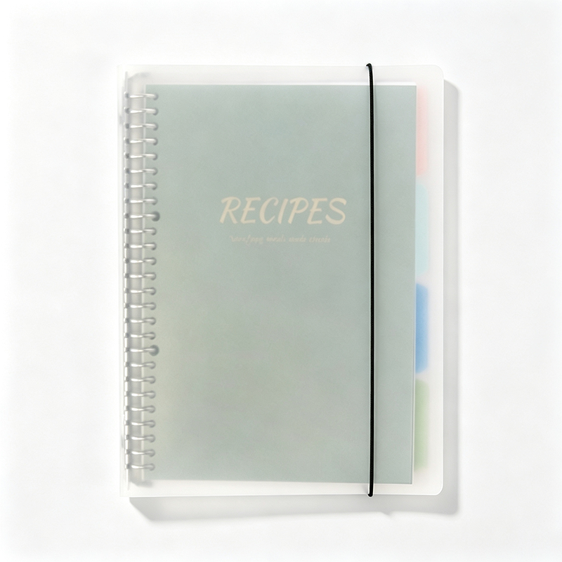 Waterproof Recipe Binder Notebook