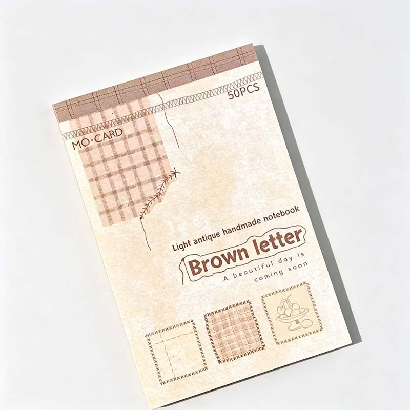 Vintage Ticket Grid Memo Pad