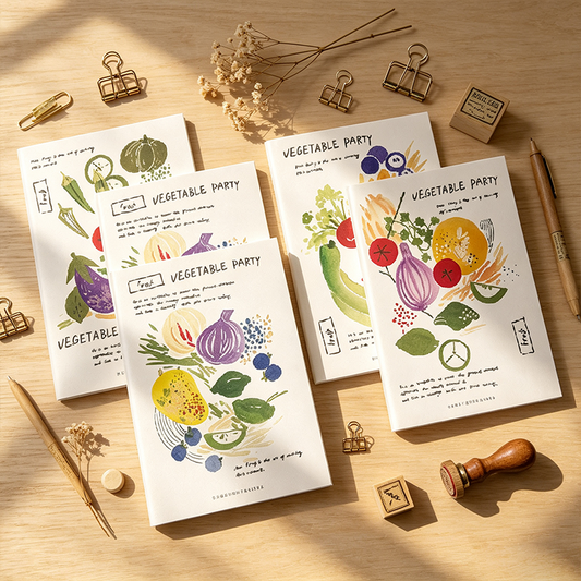Food Diary Illustrated Pocket Notebook