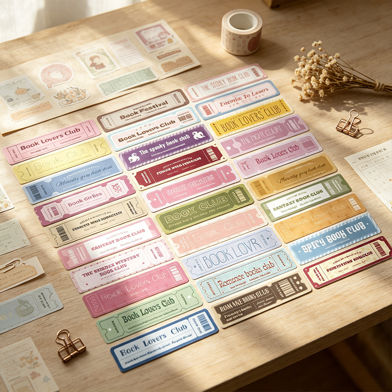 Book Lovers Club Bookmark Cards