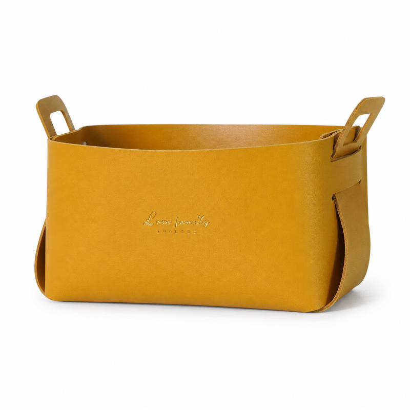 Foldable Handle Desk Storage Basket