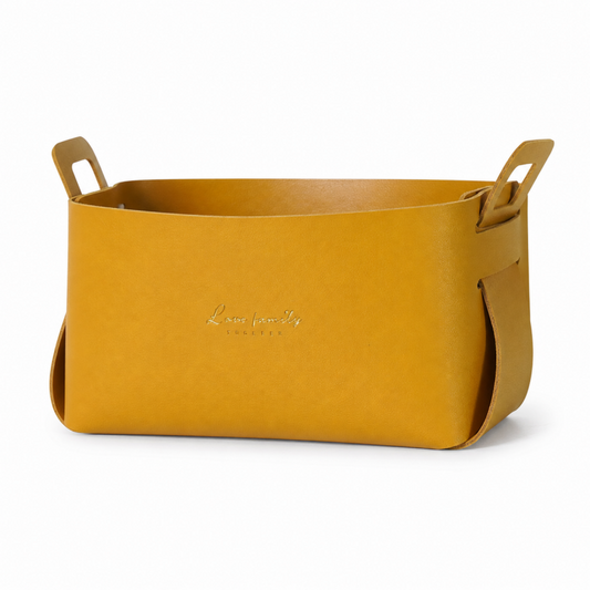 Foldable Handle Desk Storage Basket