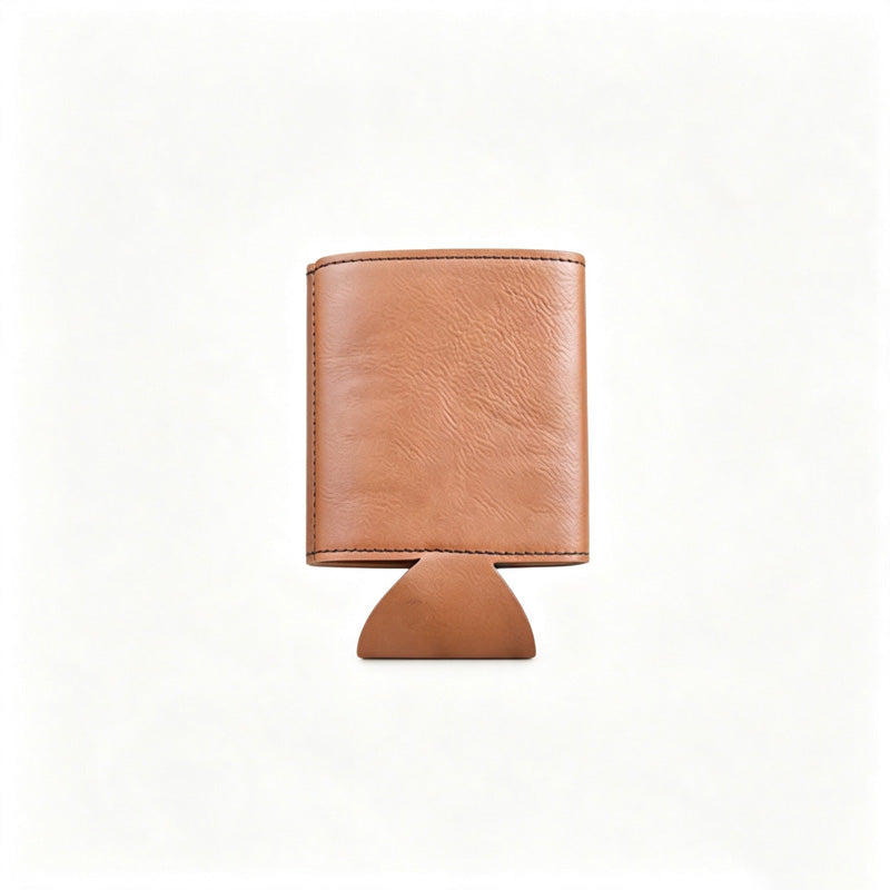 Snap Wrap Leather Cup Sleeve