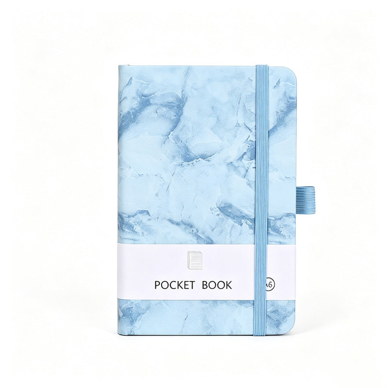 Marble Hardcover Journal With Pen Loop