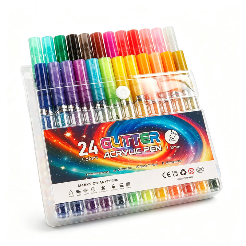 Glitter Outline Paint Pen Set