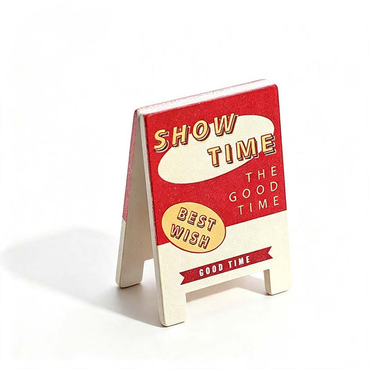 5 Cafe Sign Wooden Display Clip